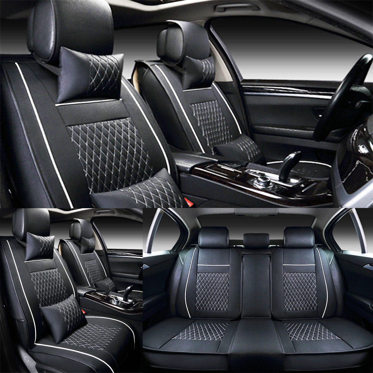 7PCS-PU-Leather-Car-Seat-Cover-Protector-with-Pillow-Waist-Cushion-Set-for-5-Seat-Cars-Universal-1339527