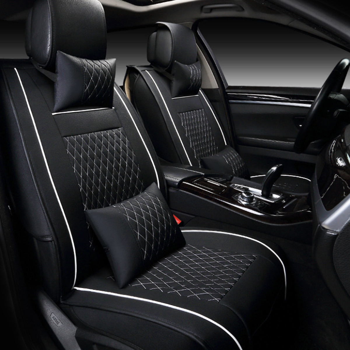7PCS-PU-Leather-Car-Seat-Cover-Protector-with-Pillow-Waist-Cushion-Set-for-5-Seat-Cars-Universal-1339527