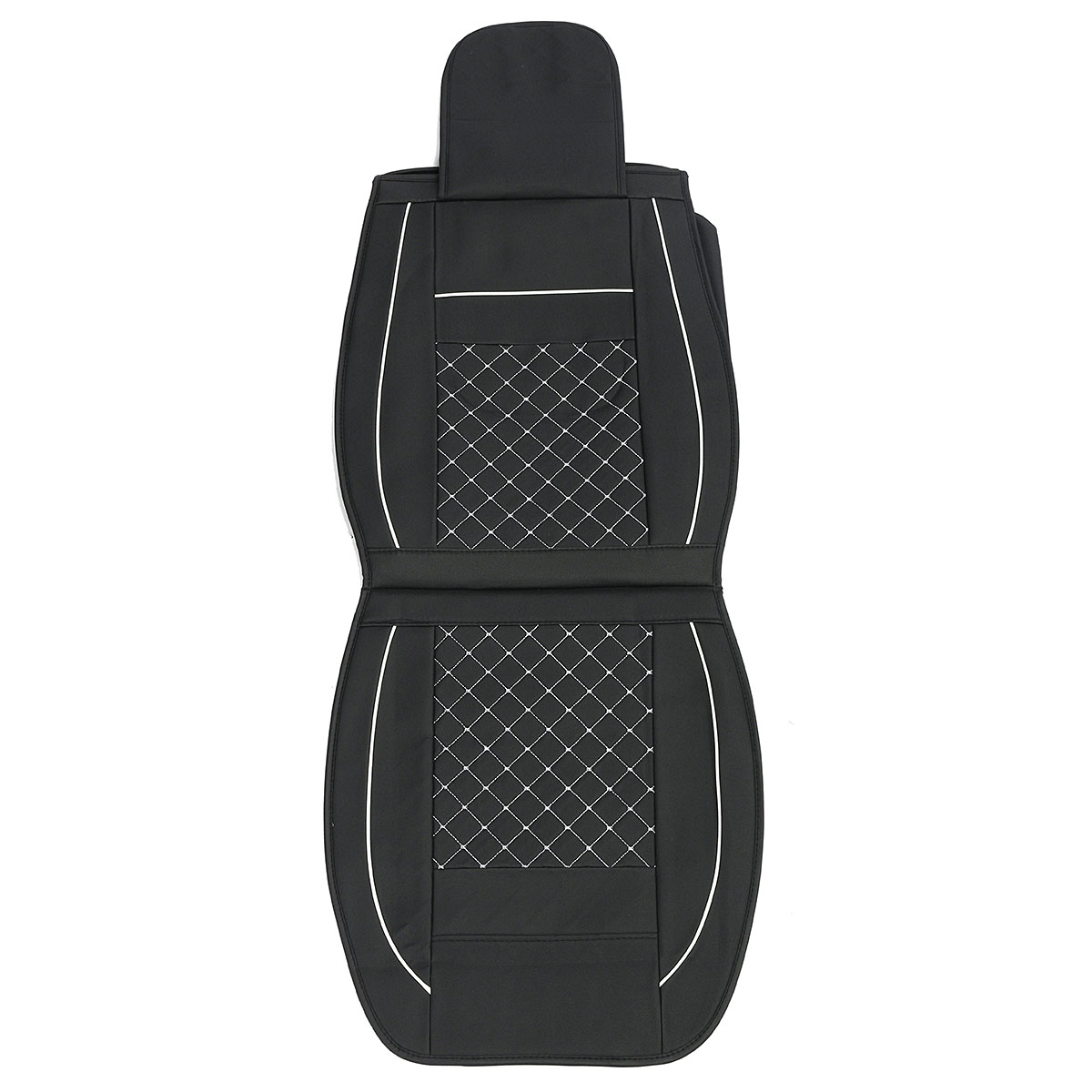 7PCS-PU-Leather-Car-Seat-Cushion-Cover-Protector-Set-for-5-Seat-Cars-Black-White-Universal-1339333