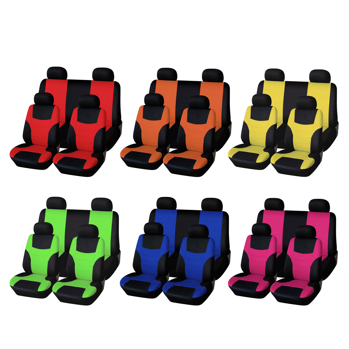 8Pcs-Polyester-Fabric-Car-Full-Seat-Cover-Cushion-Protector-Set-Front-Rear-4-Heads-Universal-1334621
