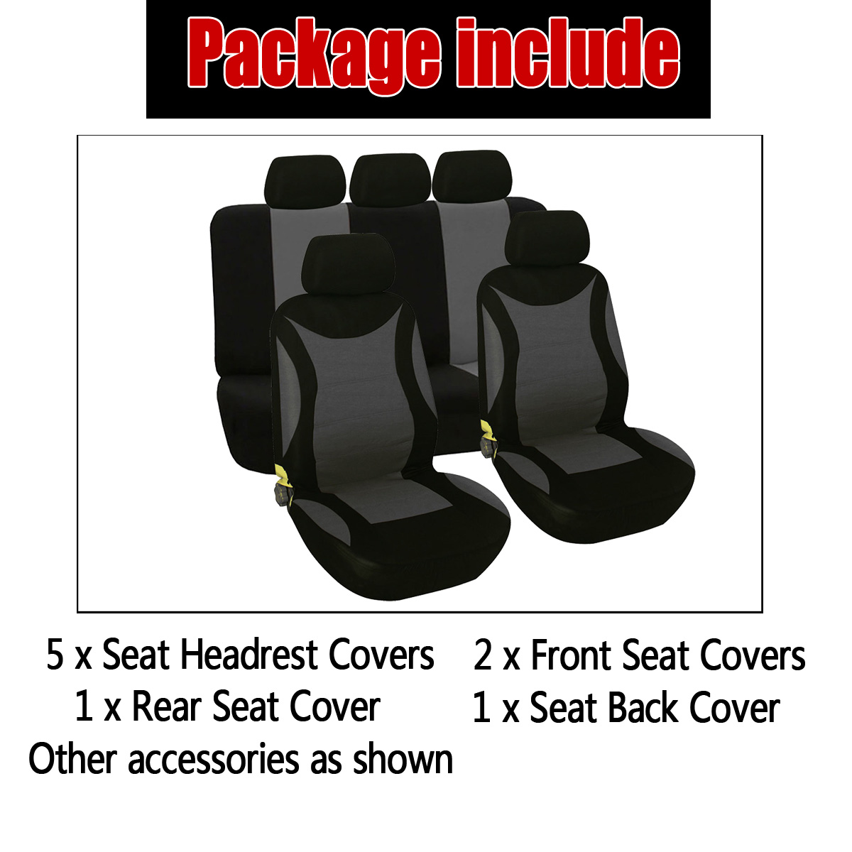 9-PcsSet-Car-Seat-Cushion-Headrest-Cover-Protective-FrontRear-Universal-1651366