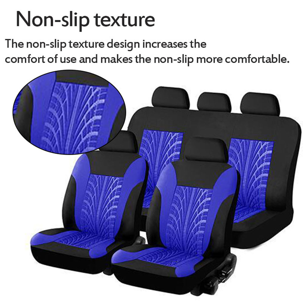 9PCS-Car-Seat-Cover-Set-Universal-5-Seat-Protector-Fabric-Special-Craft-Wish-Tire-Pattern-1763511