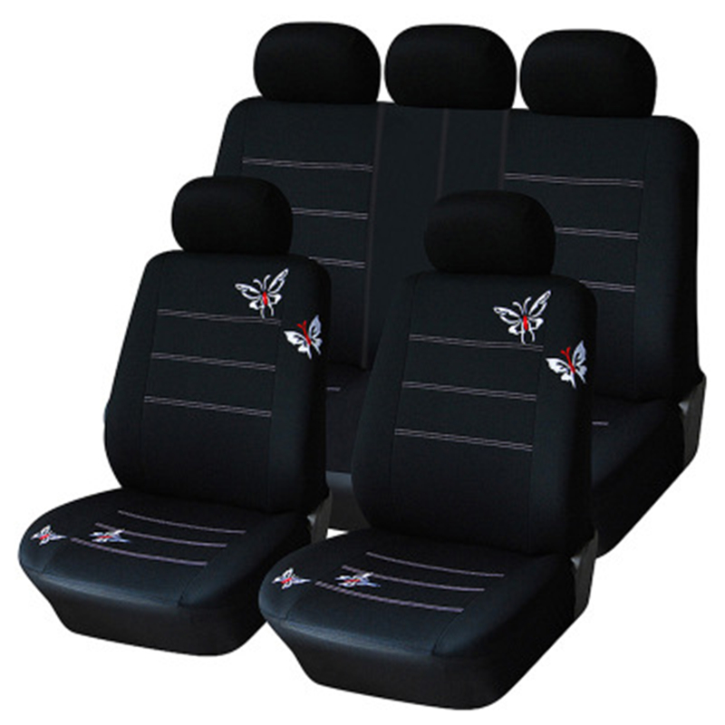 9Pcs-Seasons-Universal-Car-Seat-Cover-Black-Embroidery-Comfortable-Breathable-1678065