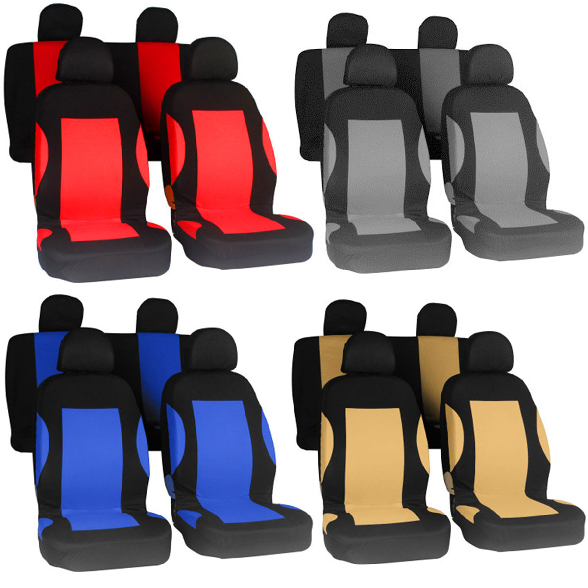 9xSet-Universal-Car-Auto-SUV-Seat-Cushion-Cover-Cover-Protector-Breathable-New-1662333