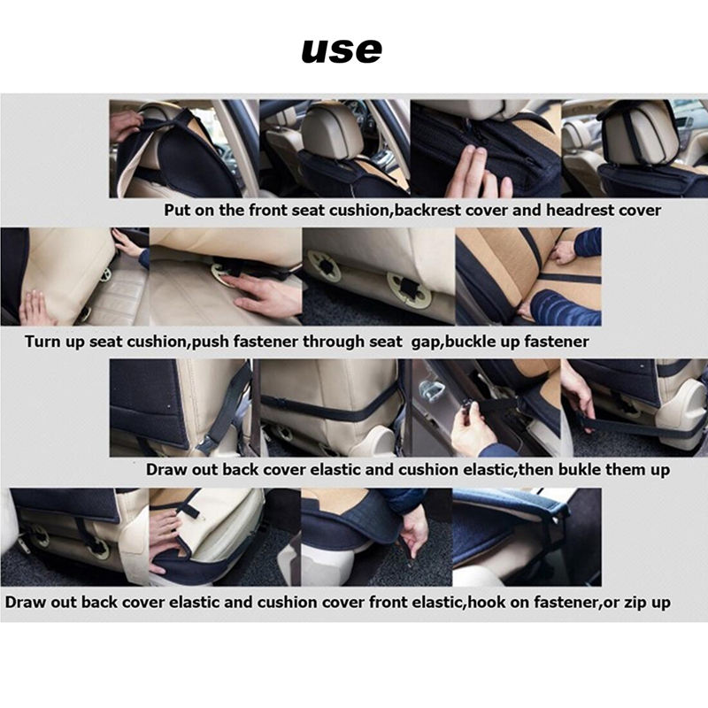 Black-PU-Leather-Full-Surround-Car-Seat-Cover-Cushion-Front--Rear-Set-Fit-for-5-Seat-Car-1158018