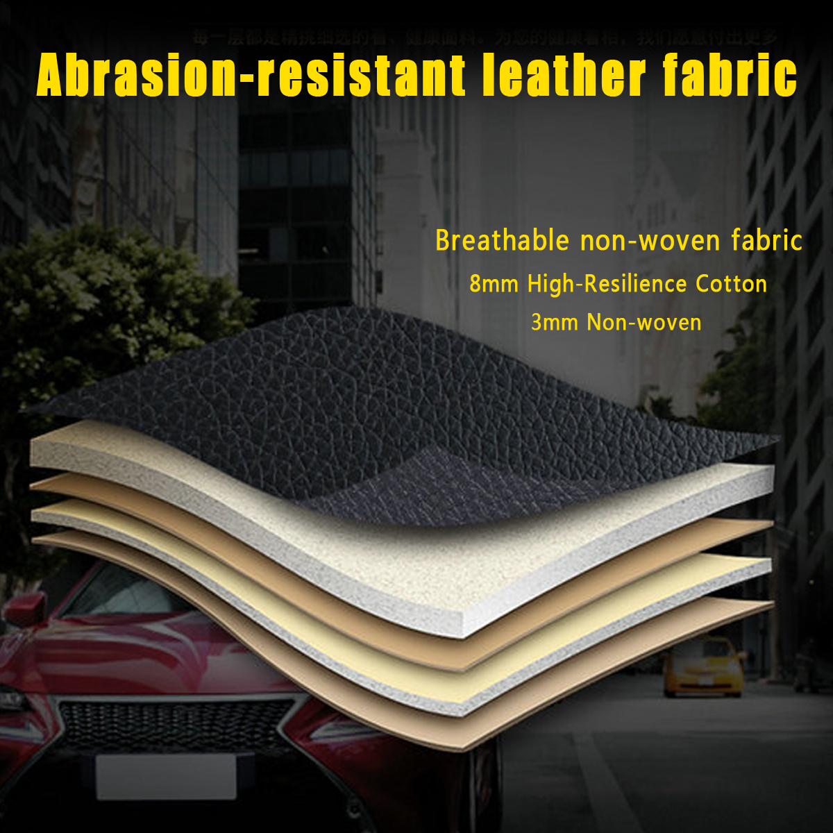 Car-Front-Seat-Mat-Cover-PU-Leather-Breathable-Cushion-Pad-Backrest-Universal-1651365