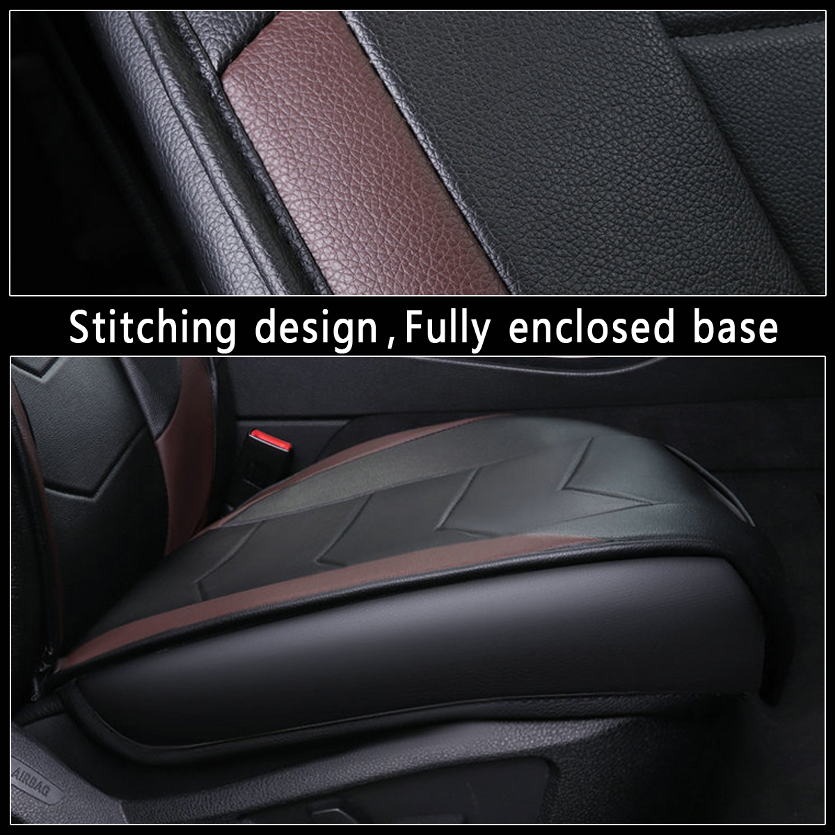 Car-Front-Seat-Mat-Cover-PU-Leather-Breathable-Cushion-Pad-Backrest-Universal-1651365