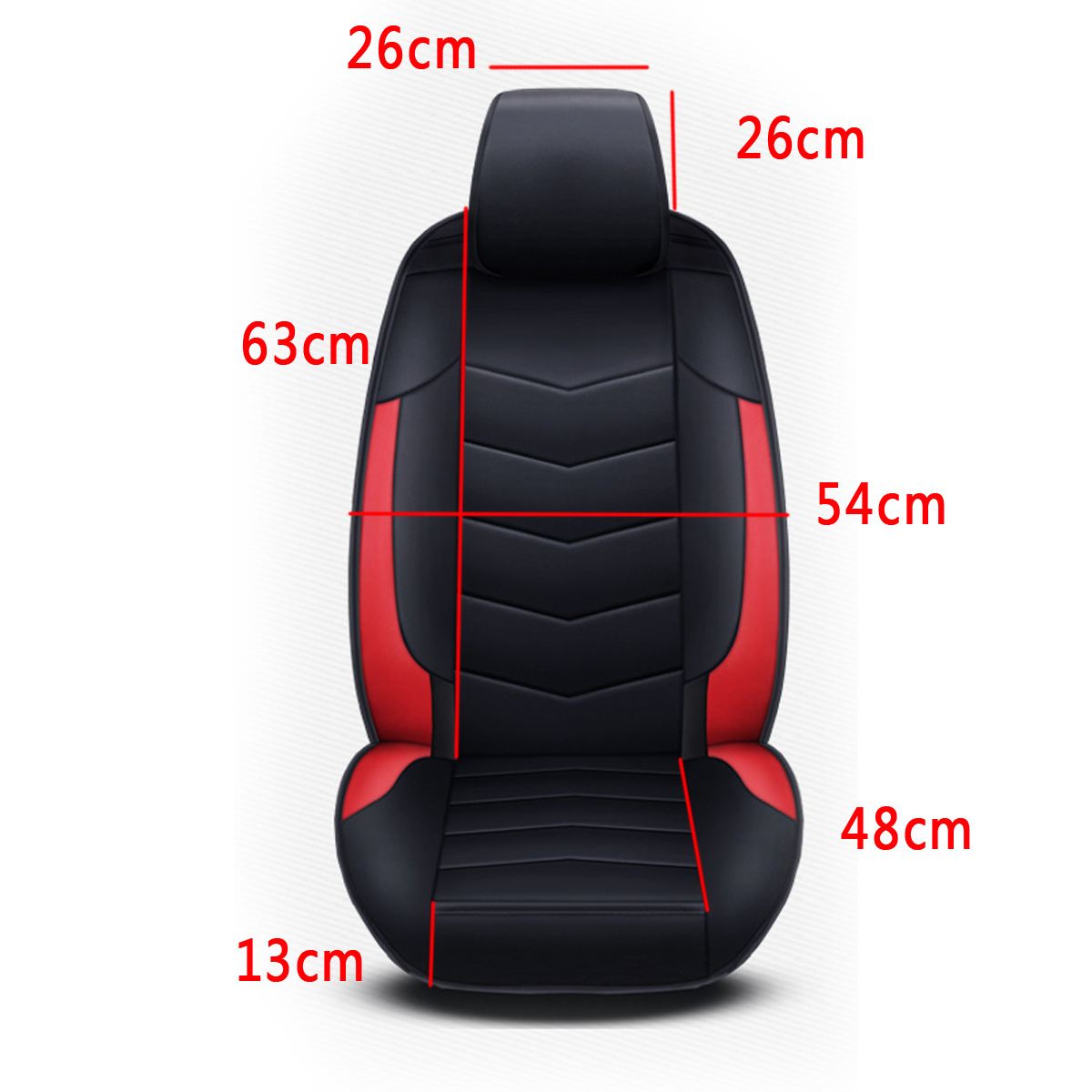 Car-Front-Seat-Mat-Cover-PU-Leather-Breathable-Cushion-Pad-Backrest-Universal-1651365