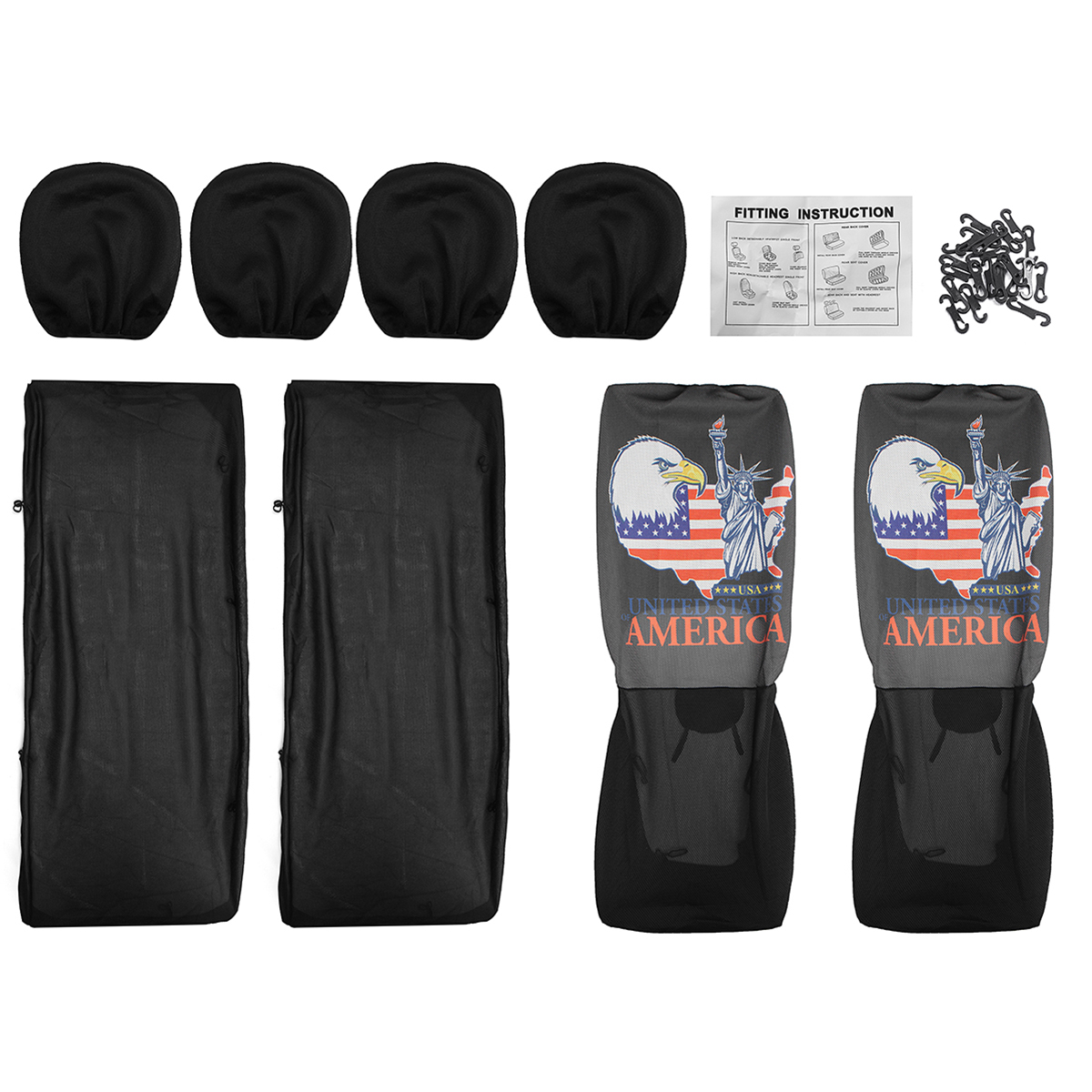 Car-Seat-Cover-Durable-Comfortable-Breathable-3D-Air-Mesh-Fabric-45X35X10CM-1552450