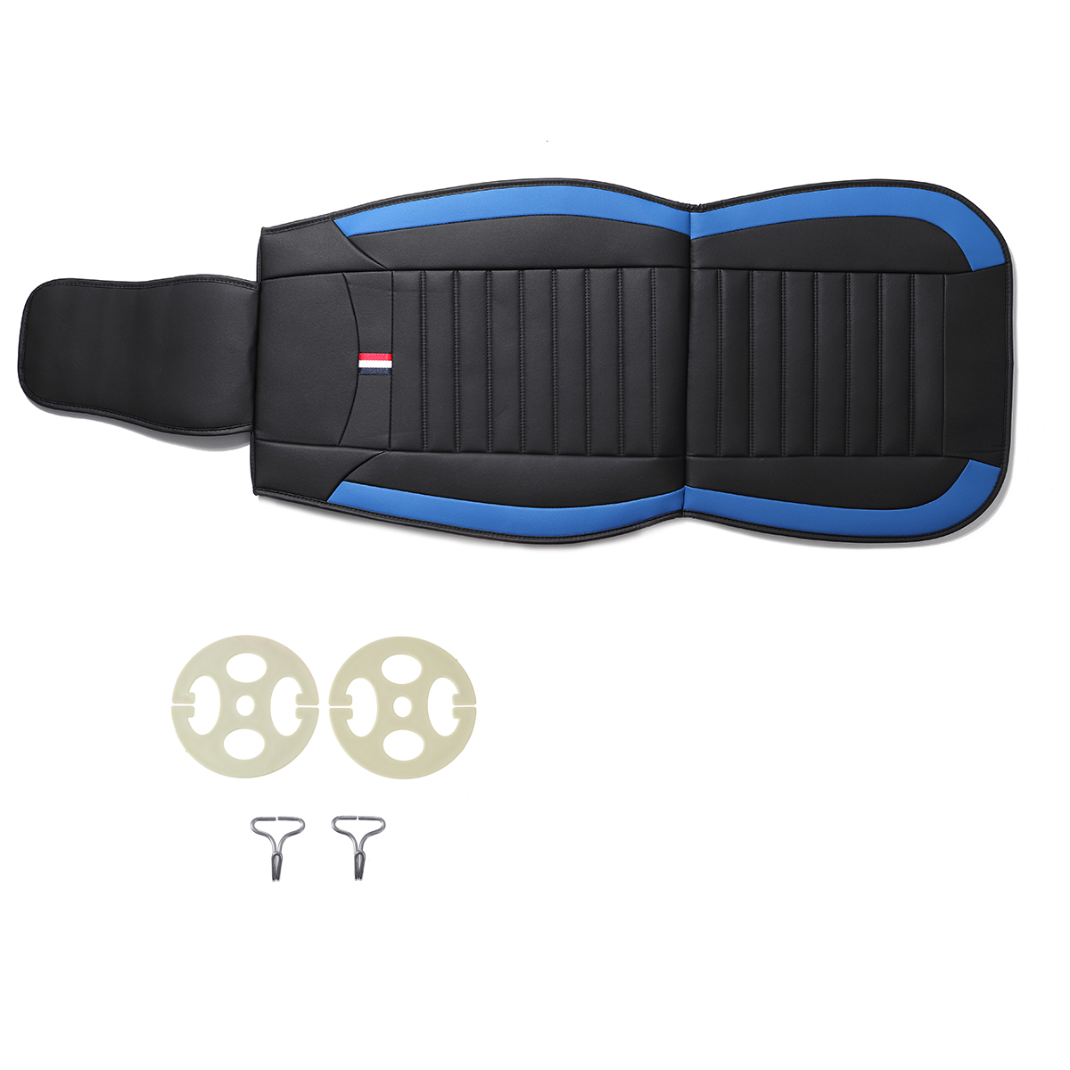 Car-Seat-Cover-Full-Front-Cushion-Universal-Deluxe-PU-leather-Covers-Protector-1733980