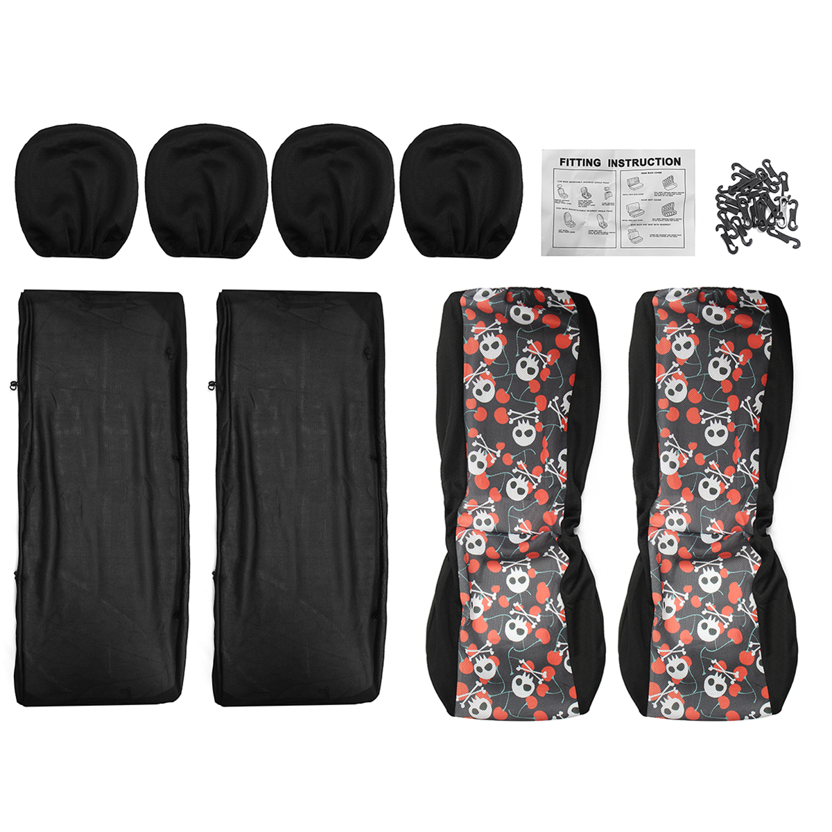 Comfortable-Breathable-3D-Air-Mesh-Fabric-Full-Set-Car-Seat-Cover-8PcsSet-1552435