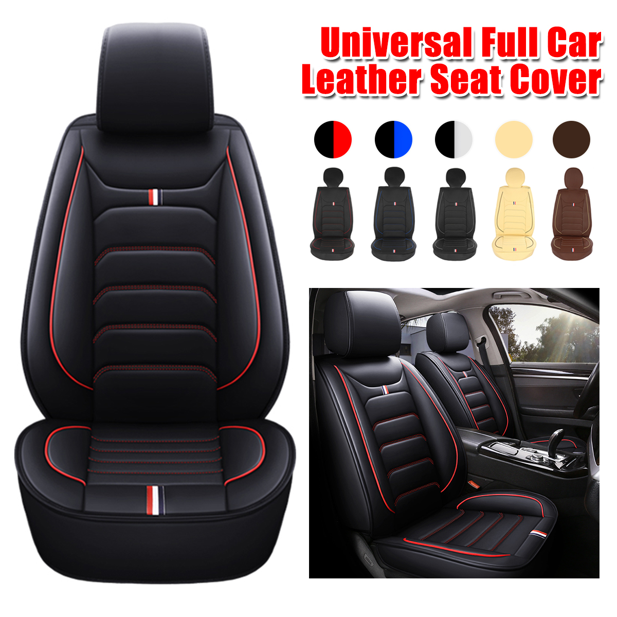 Deluxe-5-Seats-Car-Seat-Cover-Cushion-Leather-Pad-Front-Rear-Cushion-Protector-1779037