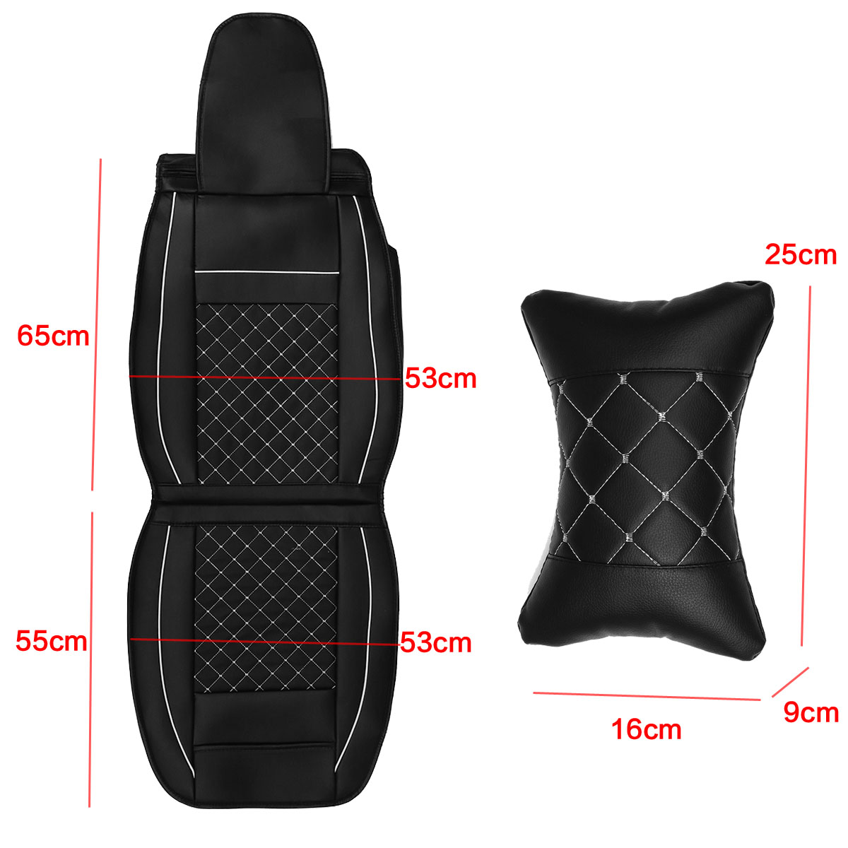 Double-PU-Leather-Car-Front-Seat-Cover-with-Pillow-Universal-for-Five-Seats-Car-Black-and-White-1381475