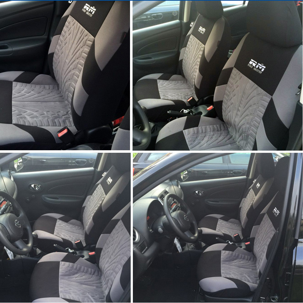 Double-Seat-Fabric-Car-Full-Surround-Front-Seat-Cover-Cushion-Protector-Chair-Pad-Universal-Black-an-1373075