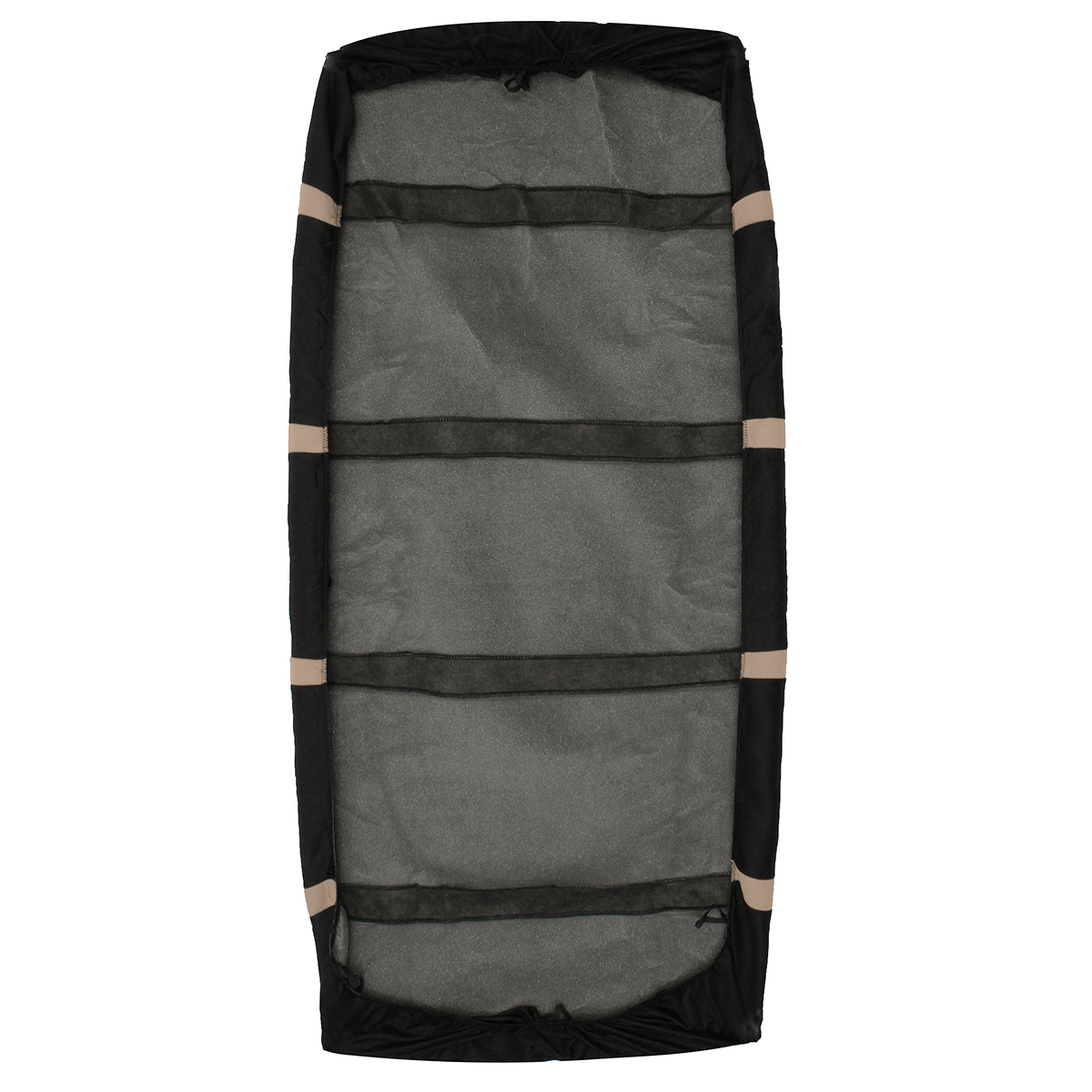 Full-Set-Car-Seat-Cover-Polyester-For-Auto-Truck-SUV-5-Heads-BeigeBlack-1551860