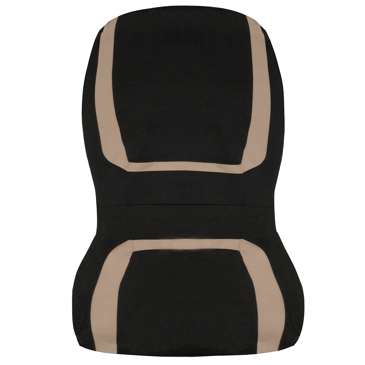 Full-Set-Car-Seat-Cover-Polyester-For-Auto-Truck-SUV-5-Heads-BeigeBlack-1551860