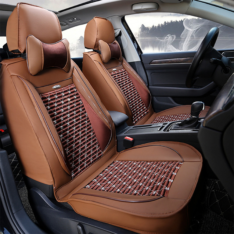 Full-surround-Universal-Car-Front-Seat-Cover-PU-Leather-Cushion-Mat-Back-Storage-1714638