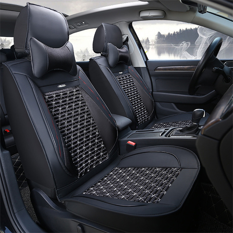Full-surround-Universal-Car-Front-Seat-Cover-PU-Leather-Cushion-Mat-Back-Storage-1714638