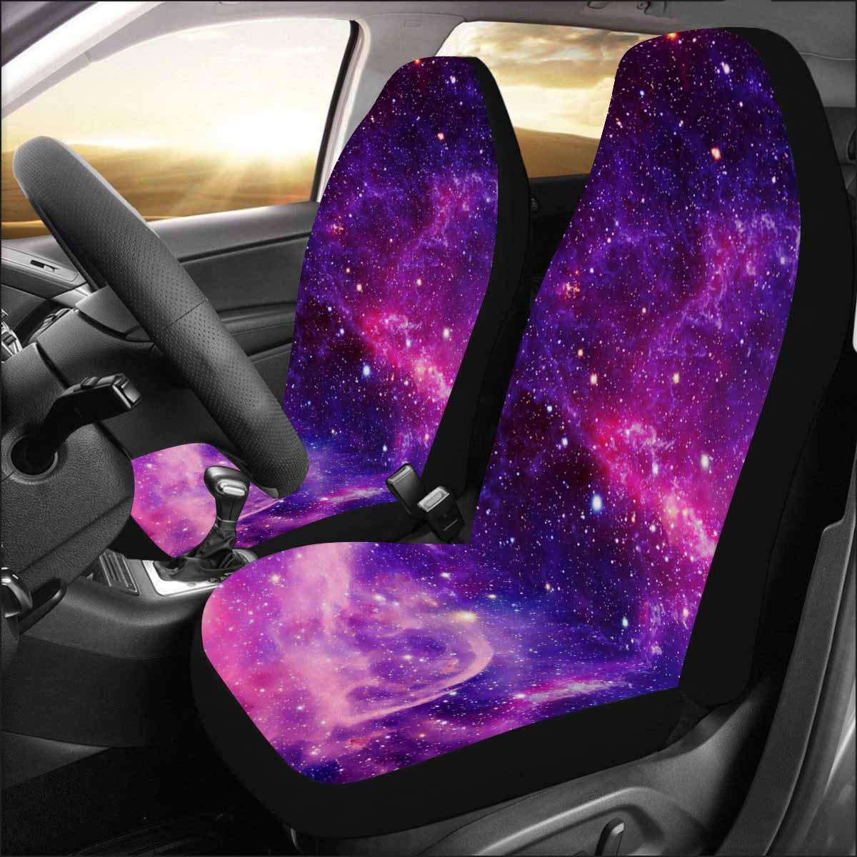 Galaxy-Printed-Car-Front-Seat-Cover-Cushion-Protector-Sedan-SUV-Van-Universal-1653258