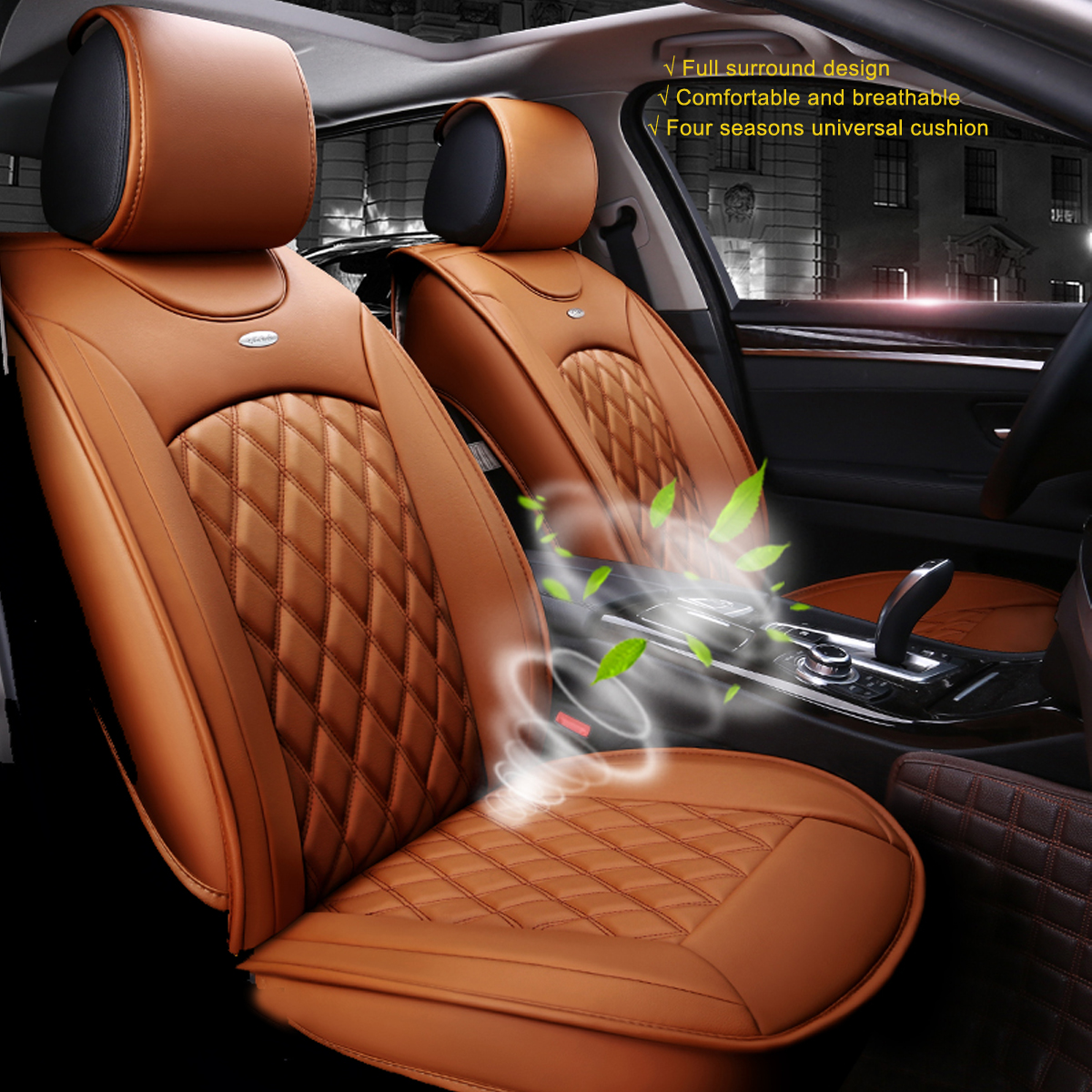 Leather-Car-Full-Surround-Seat-Cover-Cushion-Protector-Set-Universal-for-5-Seats-Car-Two-Style-1340599
