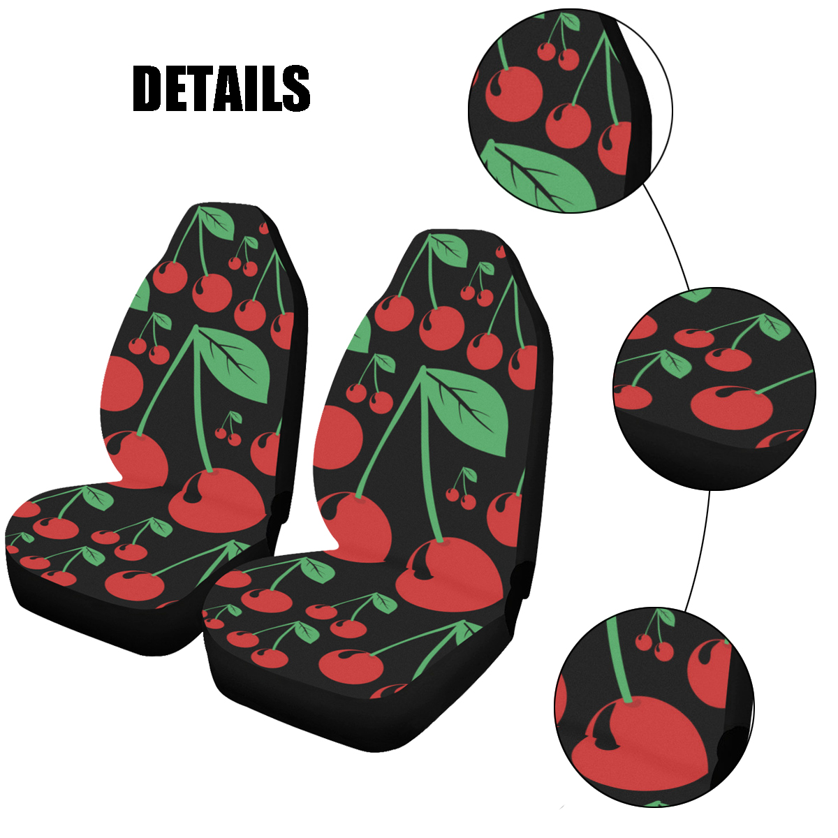 Pair-Cherry-Full-Front-Car-Seat-Cover-Polyester-Protector-Universal-Seat-Cushion-1674326