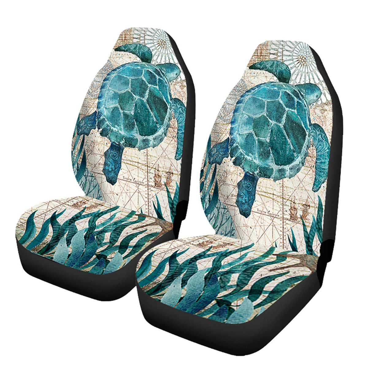 Single--Double-Seat-Tortoise-Universal-Printed-Car-Seat-Cover-Cushion-Cover-1664491