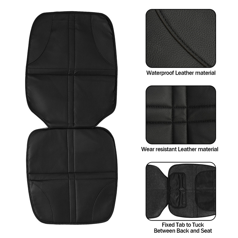 Single-Long-Black-55cm-Leather-With-Pocket-baby-Car-Seat-Cushion-Non-slip-Wear-resistant-Anti-dirty--1528832