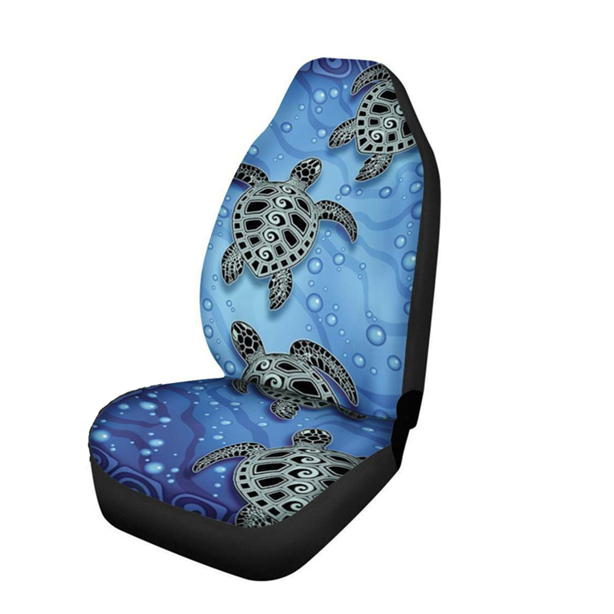 Turtle-Printing-Universal-Car-Van-Front-Seat-Covers-Styling-Shield-Heavy-Duty-1689429