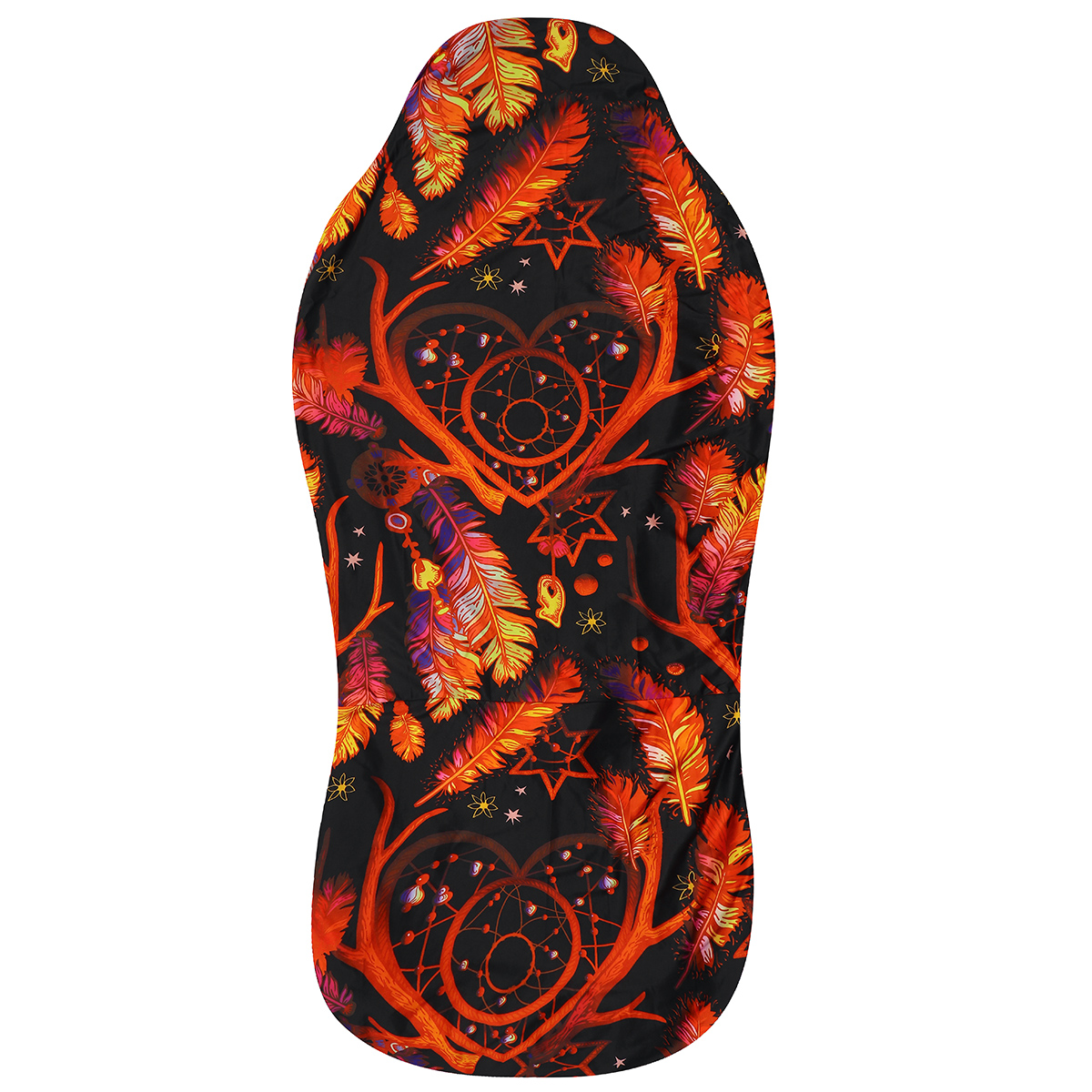 Universal-Car-Duty-Front-Seat-Covers-Feather-Pattern-Washable-Waterproof-Protect-1715992