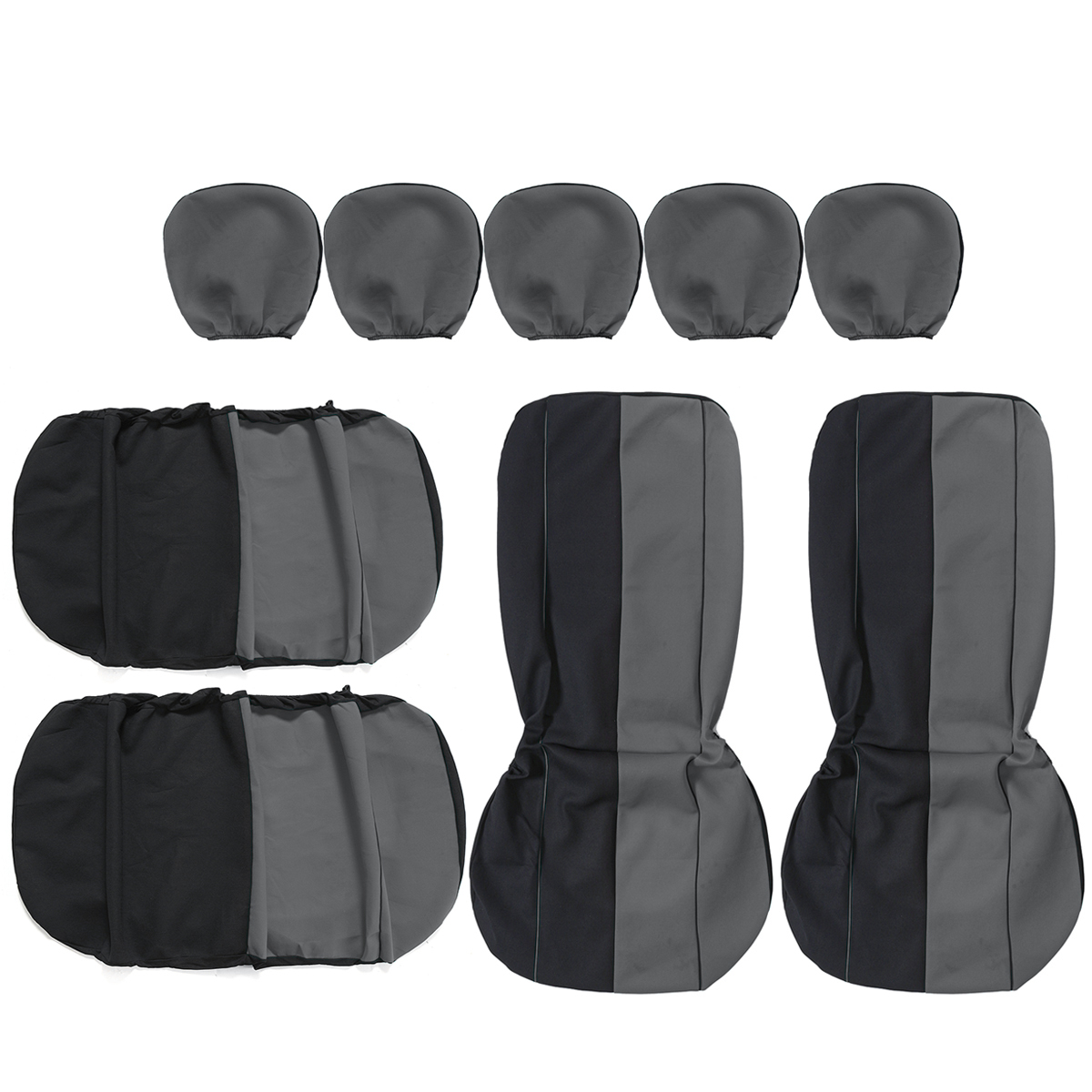Universal-Car-Five-Seat-Cover-Full-Set-Front-Rear-Seat-Back-Protector-Washable-1650124