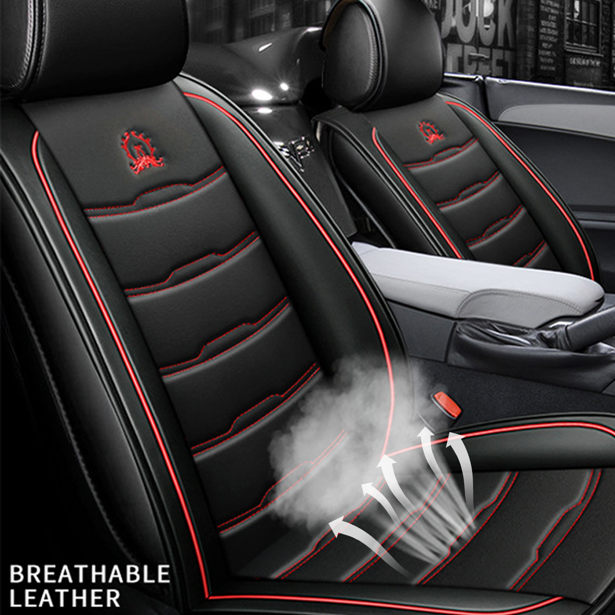 Universal-Car-Front-Seat-Cover-Auto-Accessories-PU-Leather-Breathable-Cushion-1779038