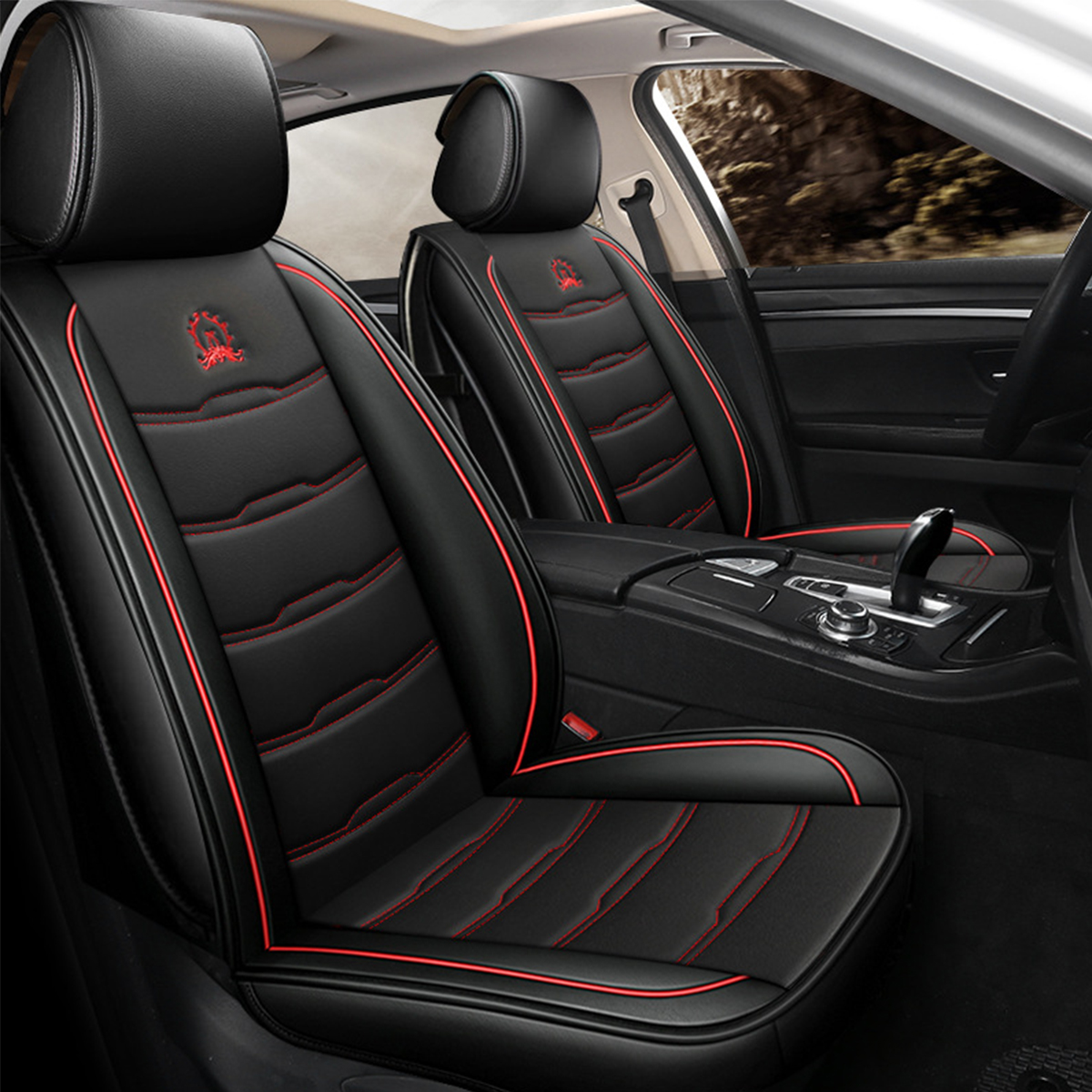 Universal-Car-Front-Seat-Cover-Auto-Accessories-PU-Leather-Breathable-Cushion-1779038