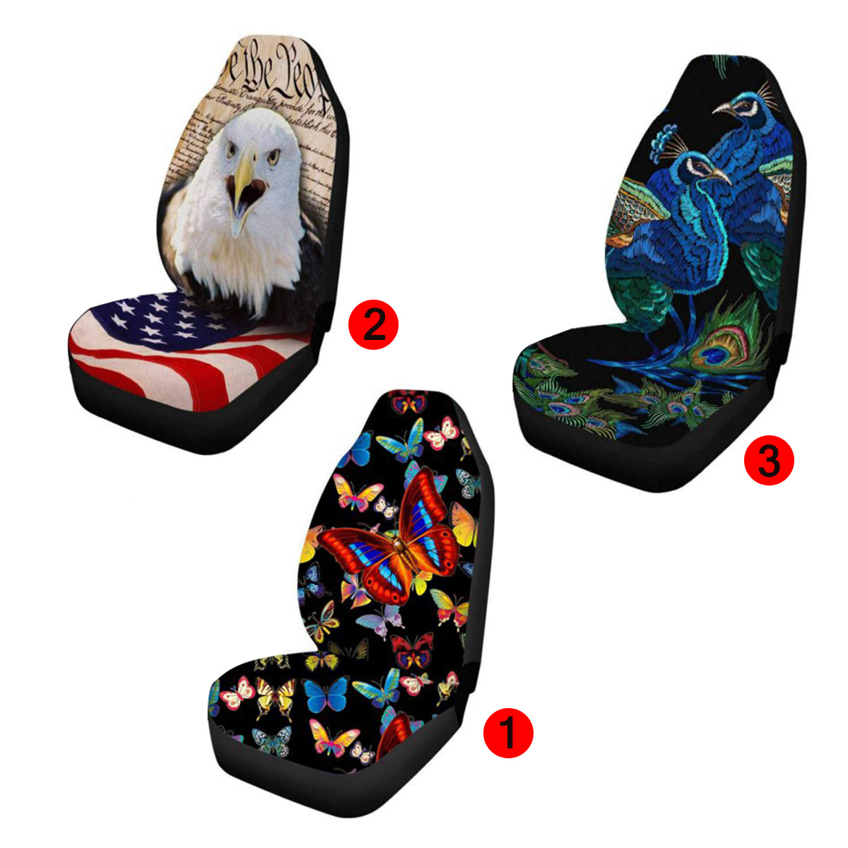 Universal-Car-Front-Seat-Cover-Cushion-Protector-Animal-Printed-SUV-Van-1681828