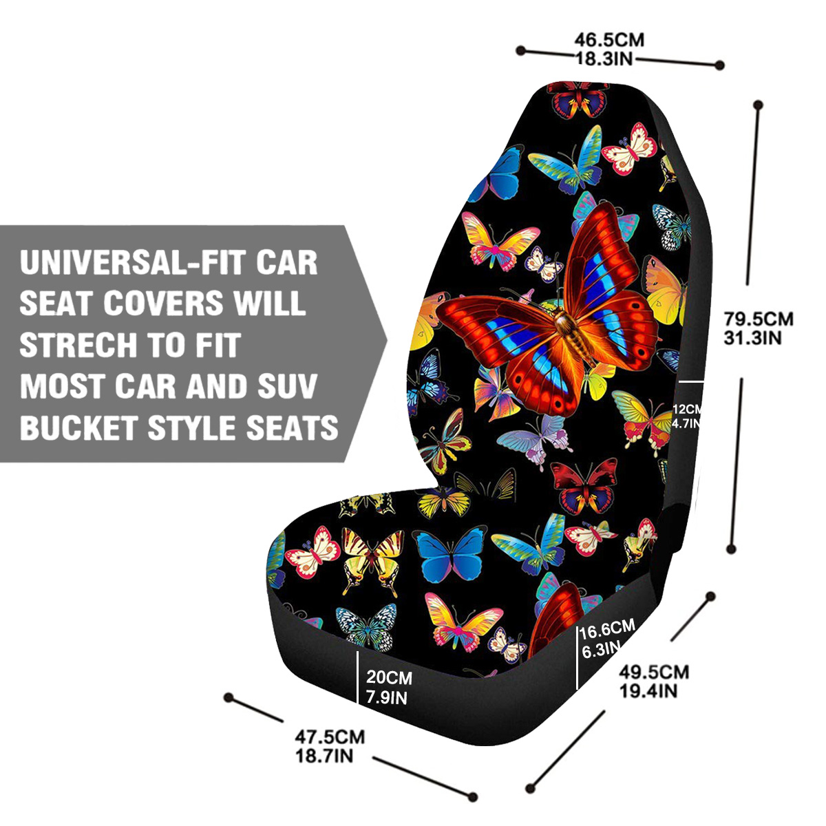 Universal-Car-Front-Seat-Cover-Cushion-Protector-Animal-Printed-SUV-Van-1681828