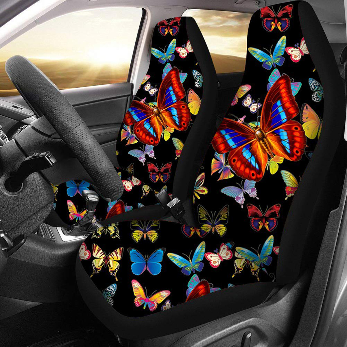 Universal-Car-Front-Seat-Cover-Cushion-Protector-Animal-Printed-SUV-Van-1681828