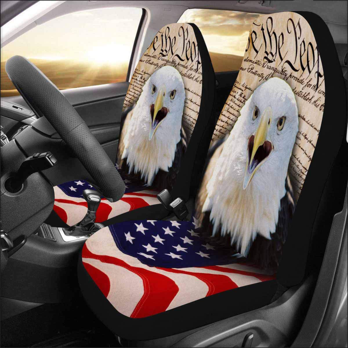 Universal-Car-Front-Seat-Cover-Cushion-Protector-Animal-Printed-SUV-Van-1681828