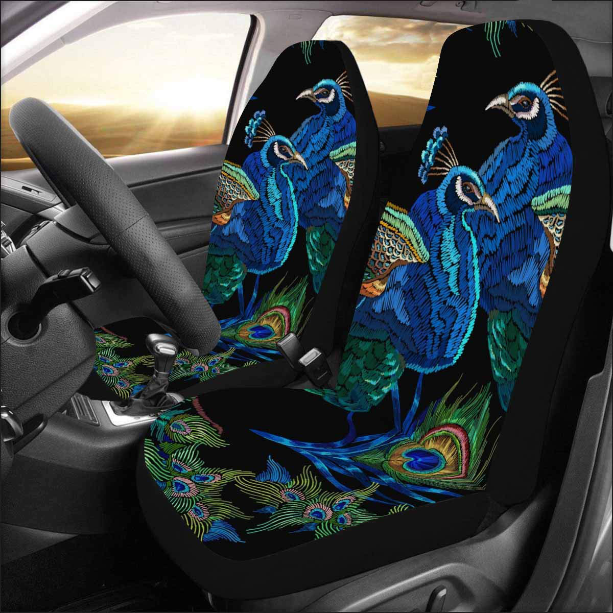Universal-Car-Front-Seat-Cover-Cushion-Protector-Animal-Printed-SUV-Van-1681828