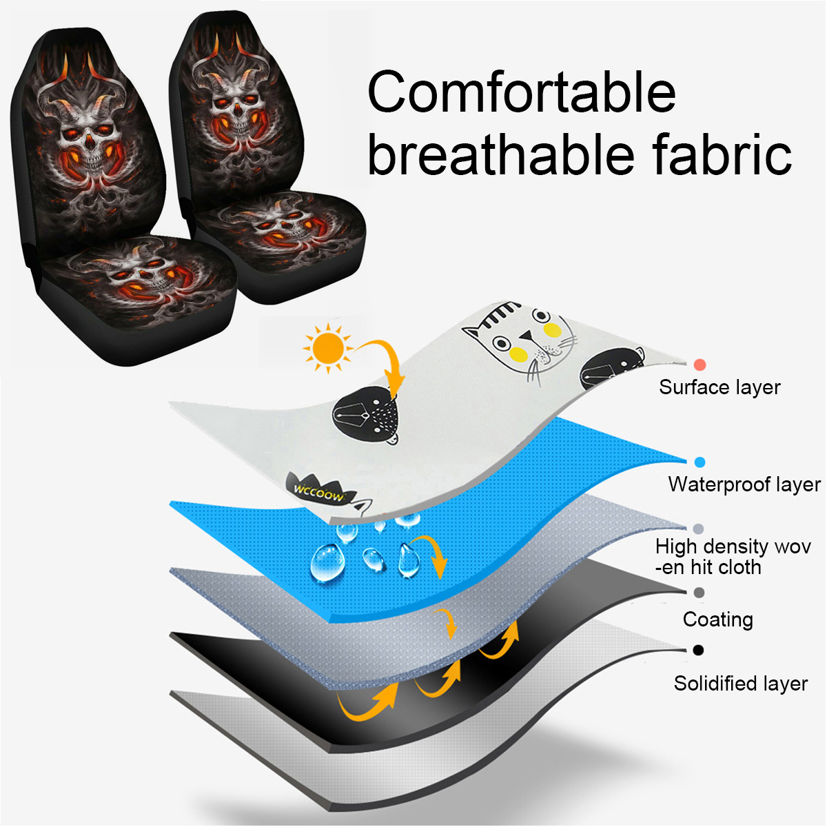 Universal-Car-Seat-Cover-Demon-Skull-Design-Cushion-Pad-Protective-Front-Covers-1818979