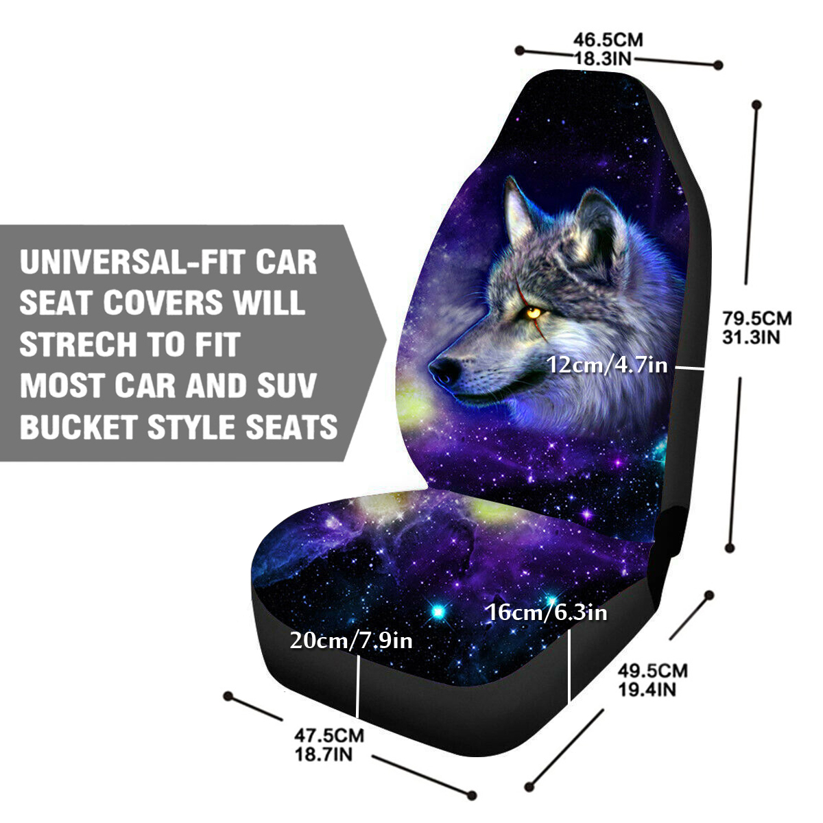 Universal-Car-Seat-Cover-Front-Seat-Back-Head-Rest-Protector-Van-Truck-WolfPrint-1680476