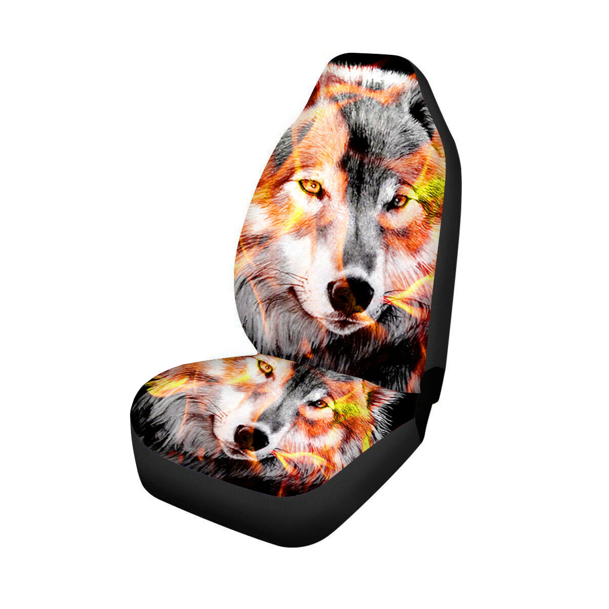 Universal-Car-Seat-Cover-Front-Seat-Back-Head-Rest-Protector-Van-Truck-WolfPrint-1680476