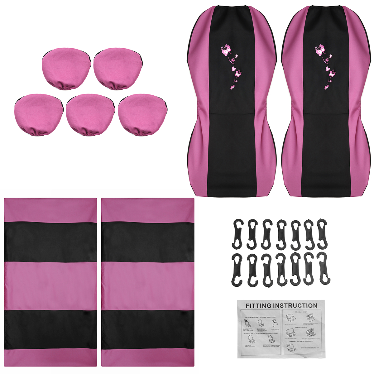 Universal-Car-Seat-Covers-Front-and-Rear-Protectors-Full-Set-Butterfly-Printed-1663001