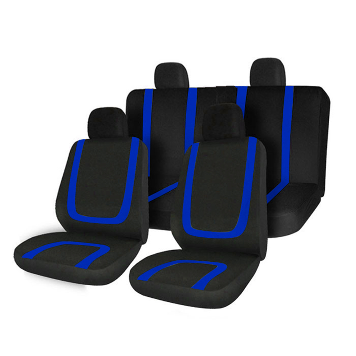 Universal-Car-Seat-Covers-Full-Set-Washable-Front-Rear-Head-Covers-BLUE-BLACK-1689083