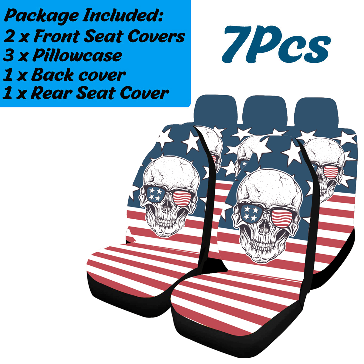 Universal-Car-Seat-Covers-Skull-Printing-Front--Rear-Full-Set-For-Car-SUV-1783866