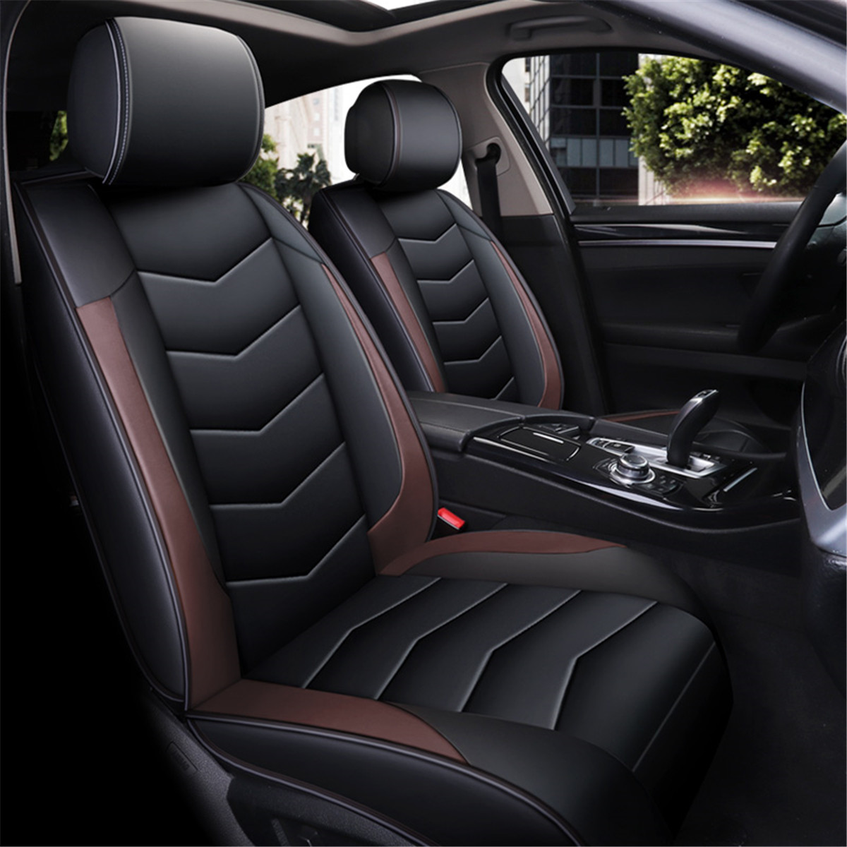 Universal-Deluxe-Leather-5-Seats-Car-Front-Seat-Cover-Full-Surround-Cushion-Pad-1650327