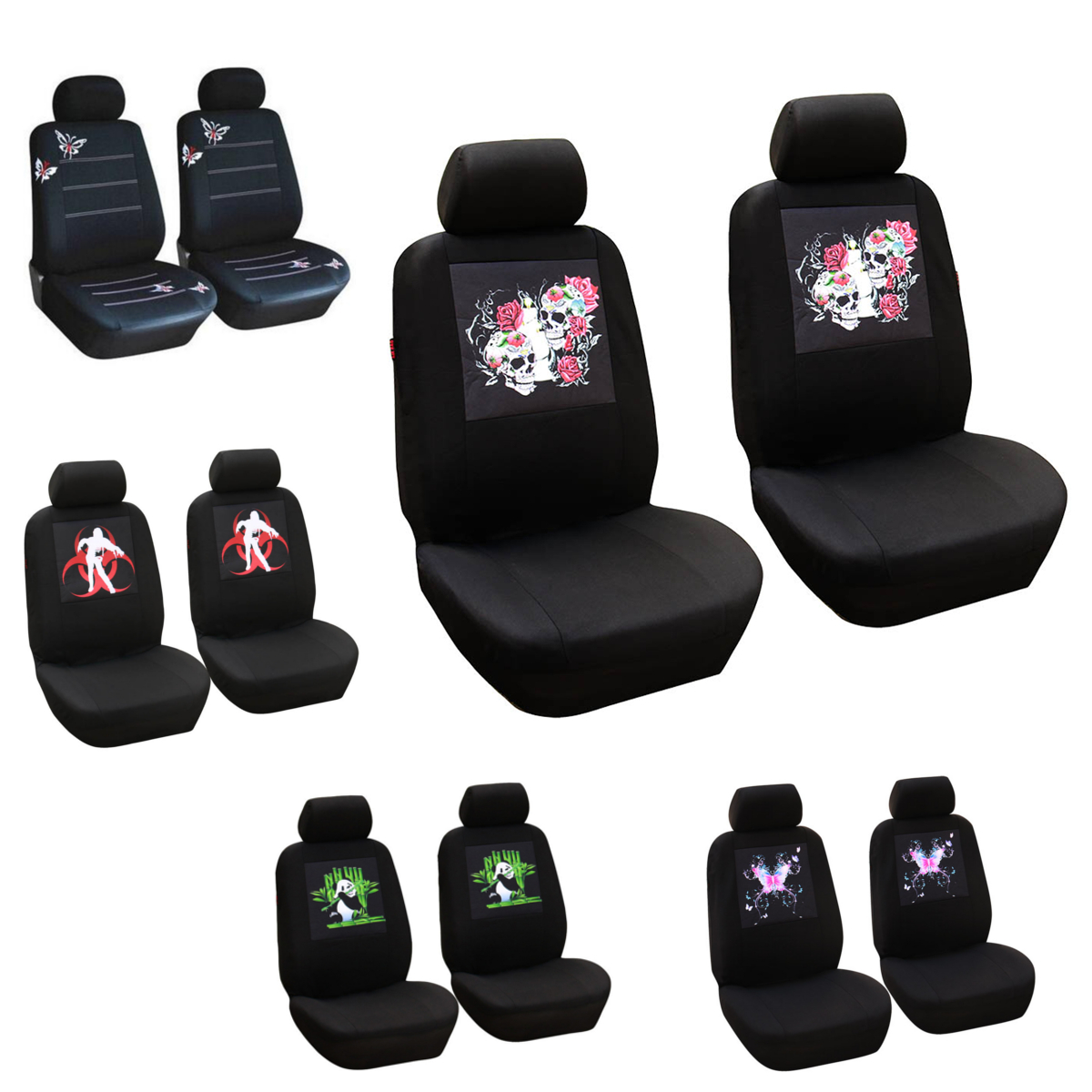 Universal-Five-Seat-Car-Seat-Cover-Panda-Skull-Head-Butterfly-Front--Rear-Seat-Covers-1664675