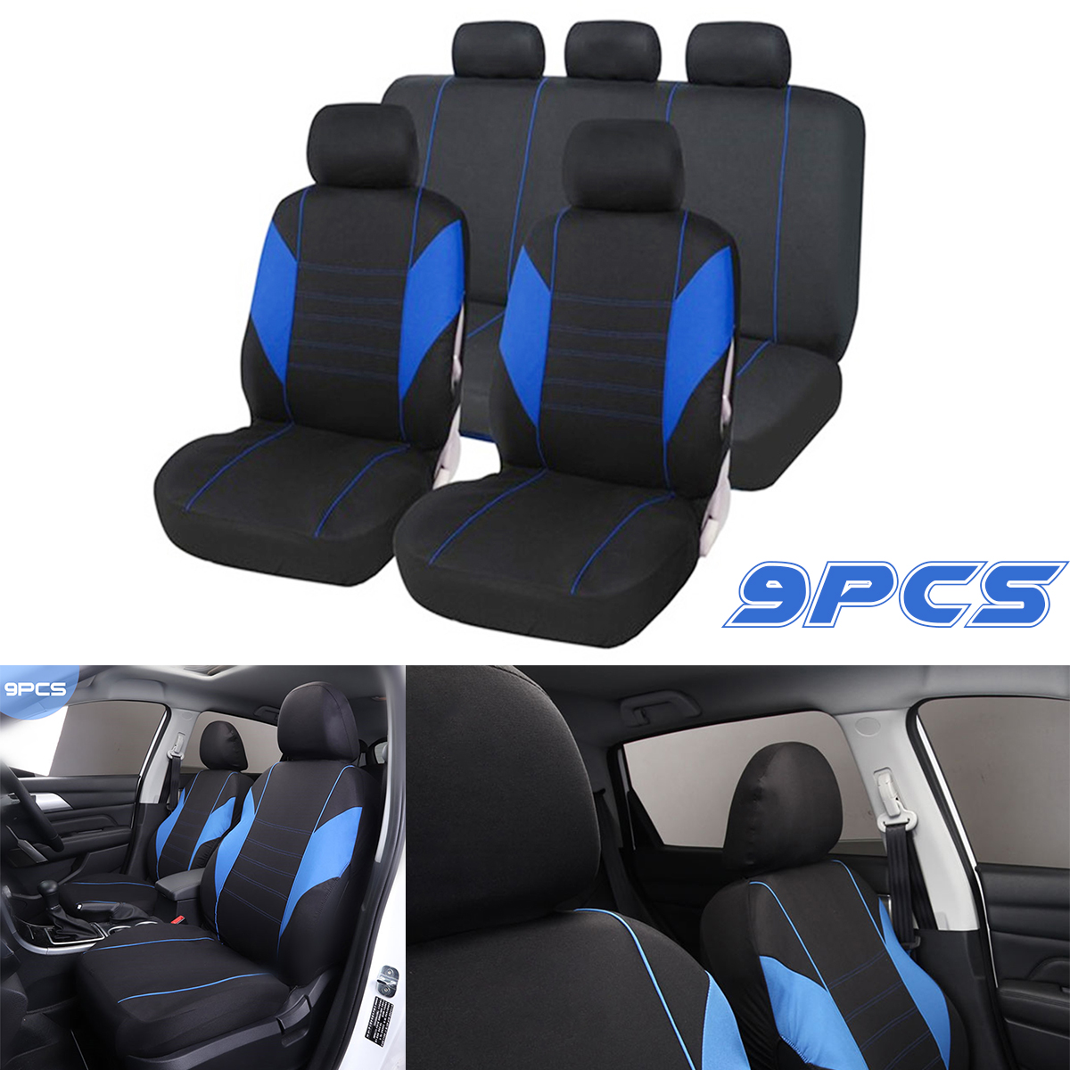 Universal-Front--Rear-Car-Seat-Covers-Auto-Protector-Cushion-Cover-Full-Set-1689195