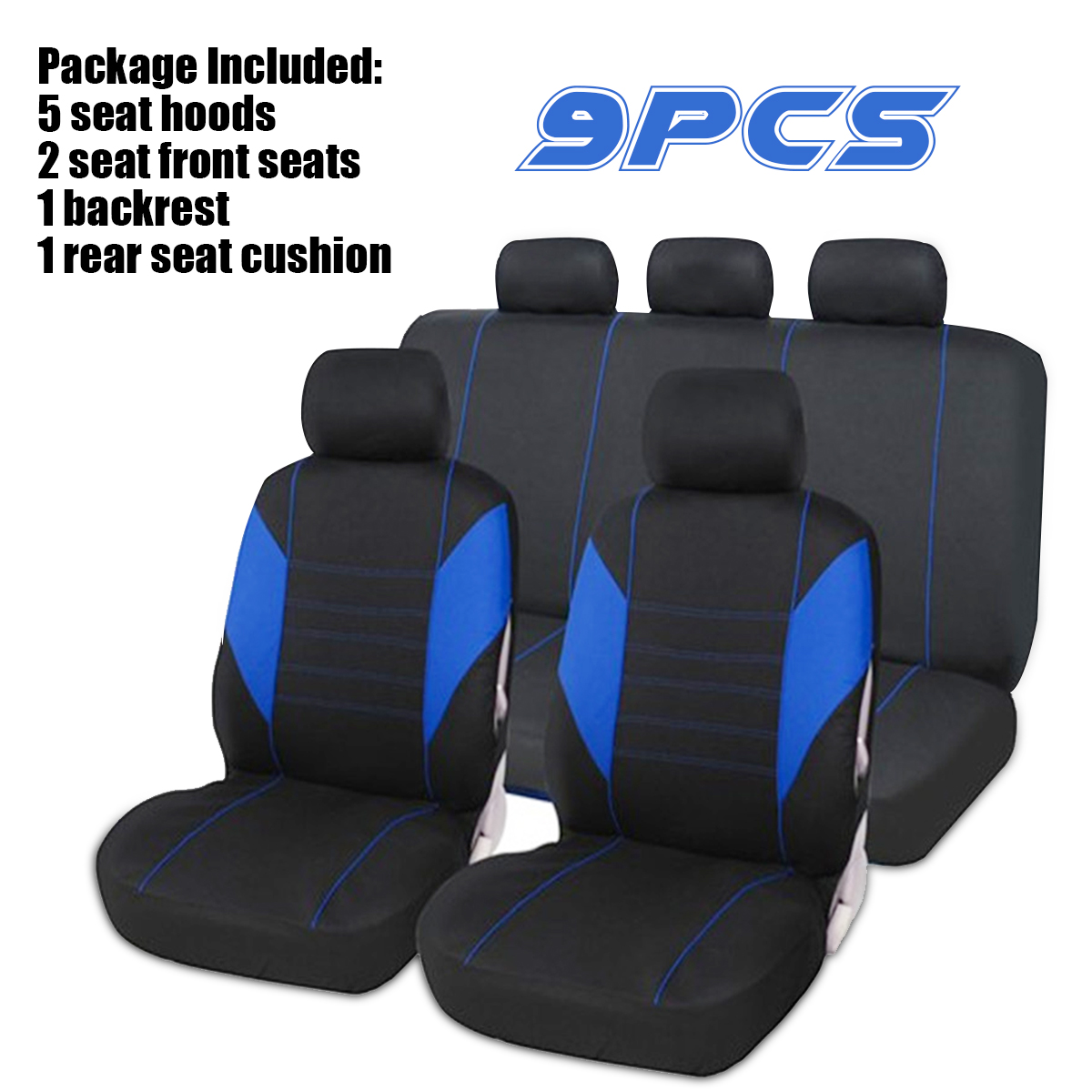Universal-Front--Rear-Car-Seat-Covers-Auto-Protector-Cushion-Cover-Full-Set-1689195