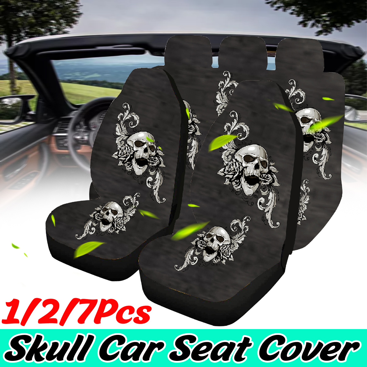 Universal-Front-Car-Seat-Cover-Skull-Car-Seat-Cover-Floor-Mats-Full-Set-1703039