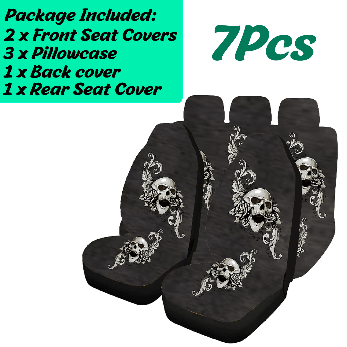 Universal-Front-Car-Seat-Cover-Skull-Car-Seat-Cover-Floor-Mats-Full-Set-1703039