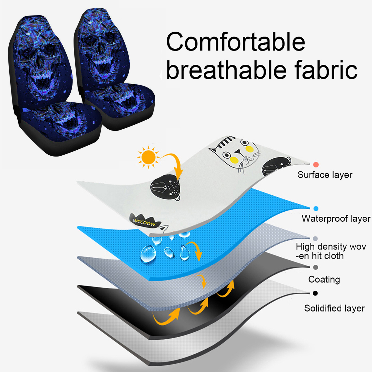 Universal-Front-Car-Seat-Covers-Polyester-Fiber-Fou-Seasons-General-1634897